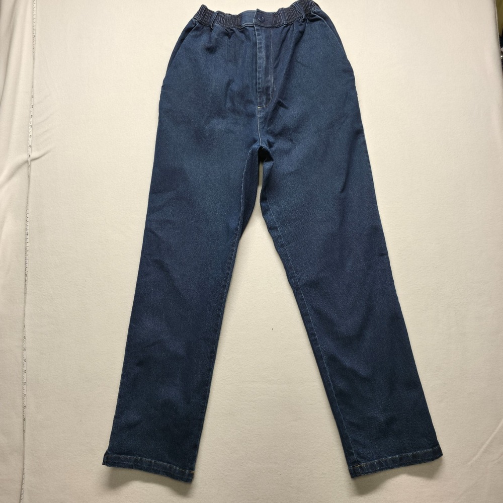 Pembrook Women's Denim Blue Pants Elastic Waist Size Medium (24X30) NWT